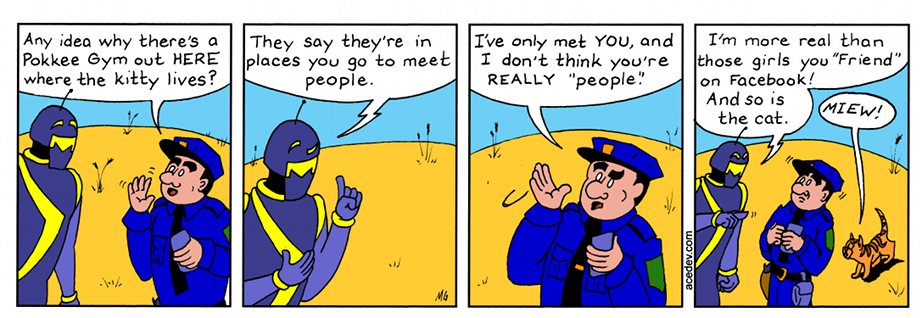 acedev comic, webcomic for Monday 12 Mar 2018
